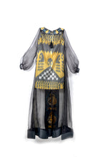 Load image into Gallery viewer, Amira Silk Dyad Ikat Evening Dress