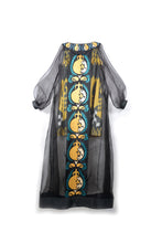 Load image into Gallery viewer, Amira Silk Dyad Ikat Evening Dress