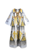 Load image into Gallery viewer, Ayesha Dress with Embroidered Sleeves