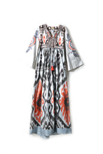 Load image into Gallery viewer, Ayesha Dress with Embroidered Sleeves