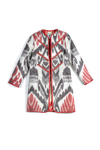 Classic Reversible Quilted Ikat Jacket
